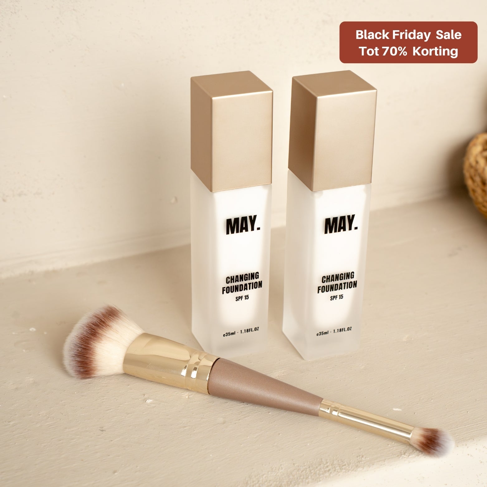 2-in-1 Make-up & Contourborstel